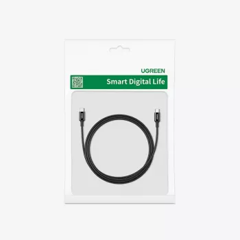 UGREEN US300 USB-C do USB-C Kabel 480Mbps 5A 1m Czarny