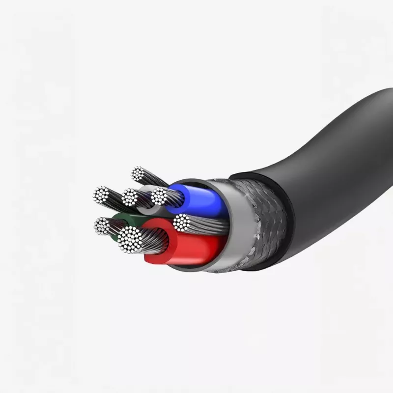 UGREEN US300 USB-C do USB-C Kabel 480Mbps 5A 1m Czarny
