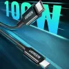 UGREEN US300 USB-C do USB-C Kabel 480Mbps 5A 1m Czarny