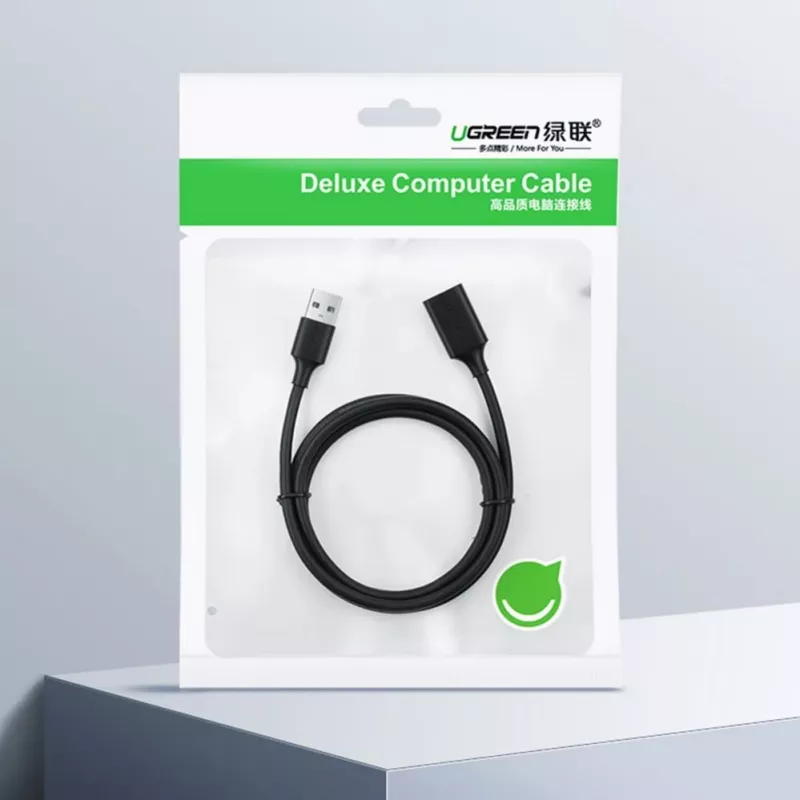 UGREEN USB 2.0 Extension Cable 5m Black (US103)