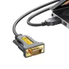 UGREEN USB 2.0 na RS-232 Przejściówka szeregowa (USB-A męski do DB9 męski) - Czarny, 1,5 m