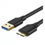 UGREEN USB 3.0 A na Micro-B kabel 1m czarny