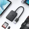 UGREEN USB 3.0 Dual Slot Card Reader do kart SD/TF – transfer danych 5Gbps