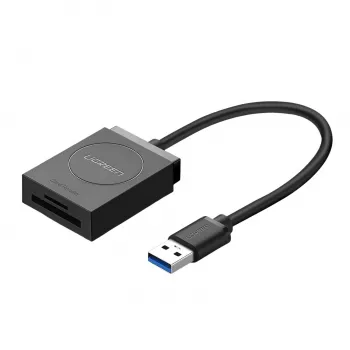 UGREEN USB 3.0 Dual Slot Card Reader do kart SD/TF – transfer danych 5Gbps