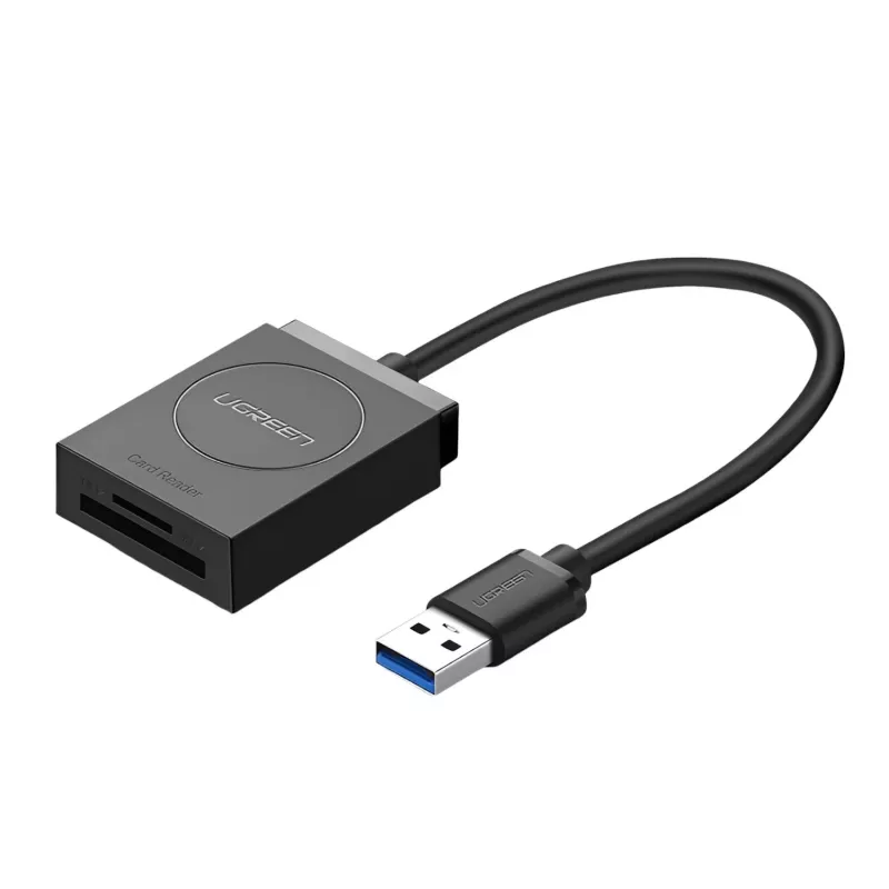 UGREEN USB 3.0 Dual Slot Card Reader do kart SD/TF – transfer danych 5Gbps