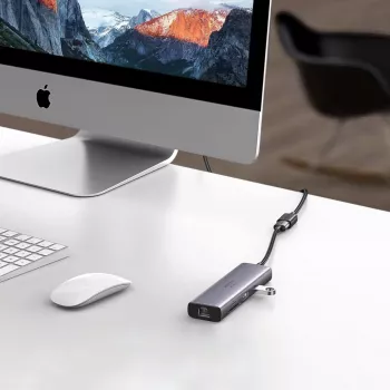 UGREEN Przedłużacz USB 3.0 3m czarny męski na żeński SuperSpeed 5Gbps