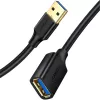 UGREEN Przedłużacz USB 3.0 3m czarny męski na żeński SuperSpeed 5Gbps
