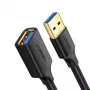 UGREEN Przedłużacz USB 3.0 3m czarny męski na żeński SuperSpeed 5Gbps
