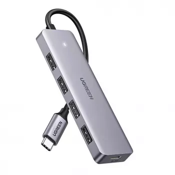 UGREEN USB 3.0 Hub 4-Port z kablem 1m - Czarny (CM219)