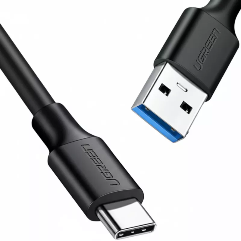 UGREEN USB-A do USB-C 3.0 Kabel 1m Czarny