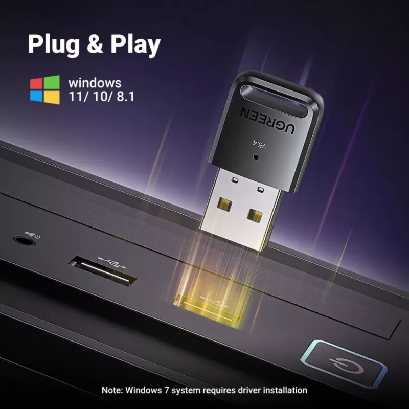 UGREEN USB Bluetooth 5.4 Adapter - CM748 Czarny