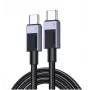 UGREEN USB-C 2.0 Męski do USB-C 2.0 Męski 5A Kabel danych 1M (45063) Czarny