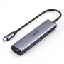 UGREEN USB-C Hub 4-Port USB 3.2 Gen 1 Srebrny