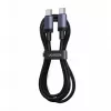 UGREEN USB-C na USB-C kabel ładujący USB 2.0 240W PD 3.1, pleciona aluminiowa obudowa, 2m szary