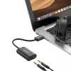 UGREEN USB na 3,5 mm zewnętrzny adapter dźwięku stereo - czarny
