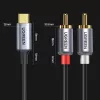 UGREEN USB Type-C na 2xRCA Kabel Audio 1,5m Szary (20193 CM451)