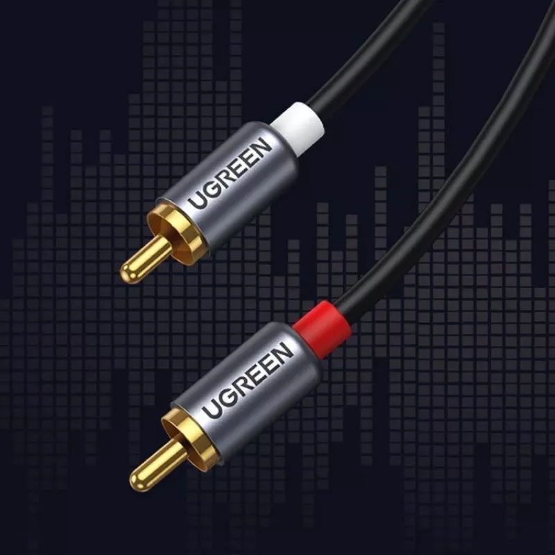 UGREEN USB Type-C na 2xRCA Kabel Audio 1,5m Szary (20193 CM451)