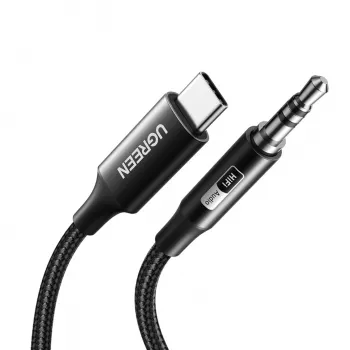 UGREEN USB Type-C na 3,5 mm AUX kabel audio 2M - Czarny