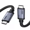UGREEN USB4 USB-C na USB-C Kabel 240W 40Gbps 16K@60Hz 80Gbps Thunderbolt 4 Zgodny 1m Pleciony Nylon