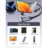 UGREEN USB4 USB-C na USB-C Kabel 240W 40Gbps 16K@60Hz 80Gbps Thunderbolt 4 Zgodny 1m Pleciony Nylon