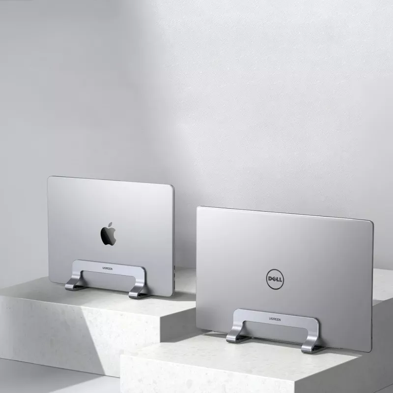 UGREEN Pionowa aluminiowa podstawka pod laptopa z regulowaną szczeliną, Space Gray
