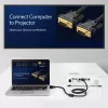 UGREEN VG101 VGA Męski-Męski Kabel 3M – Pozłacany, Podwójny Ferryt, Full HD 1080p