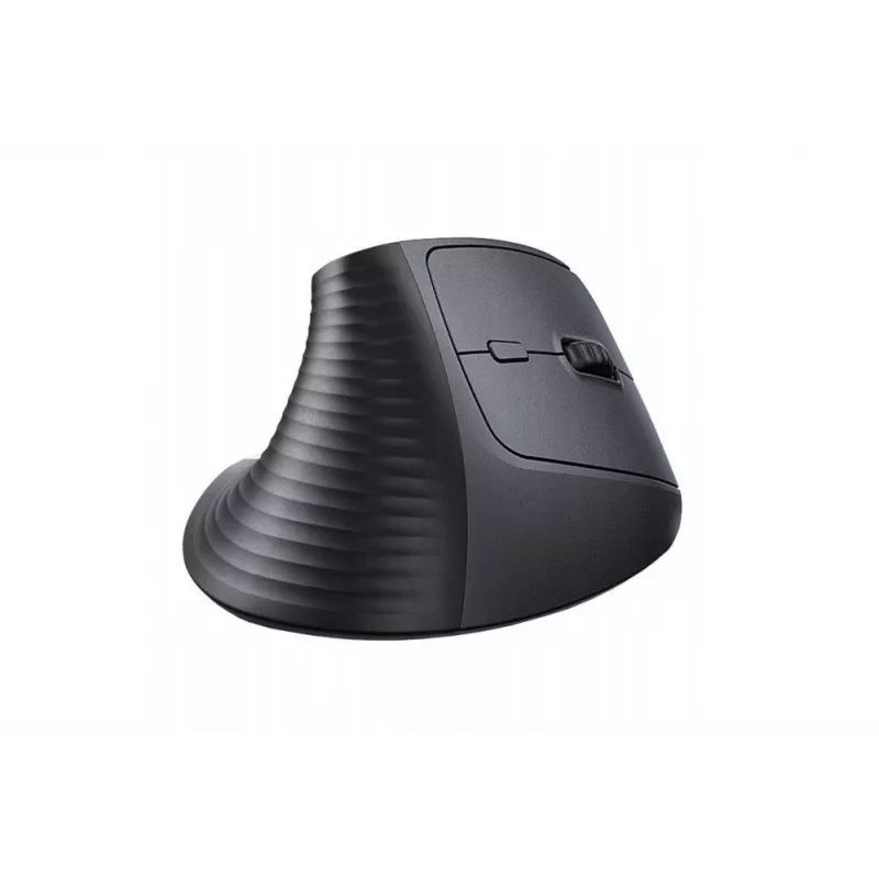 UGREEN Bezprzewodowa pionowa mysz czarna 2.4GHz Ergonomiczna cicha klik 2400 DPI