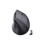 UGREEN Bezprzewodowa pionowa mysz czarna 2.4GHz Ergonomiczna cicha klik 2400 DPI