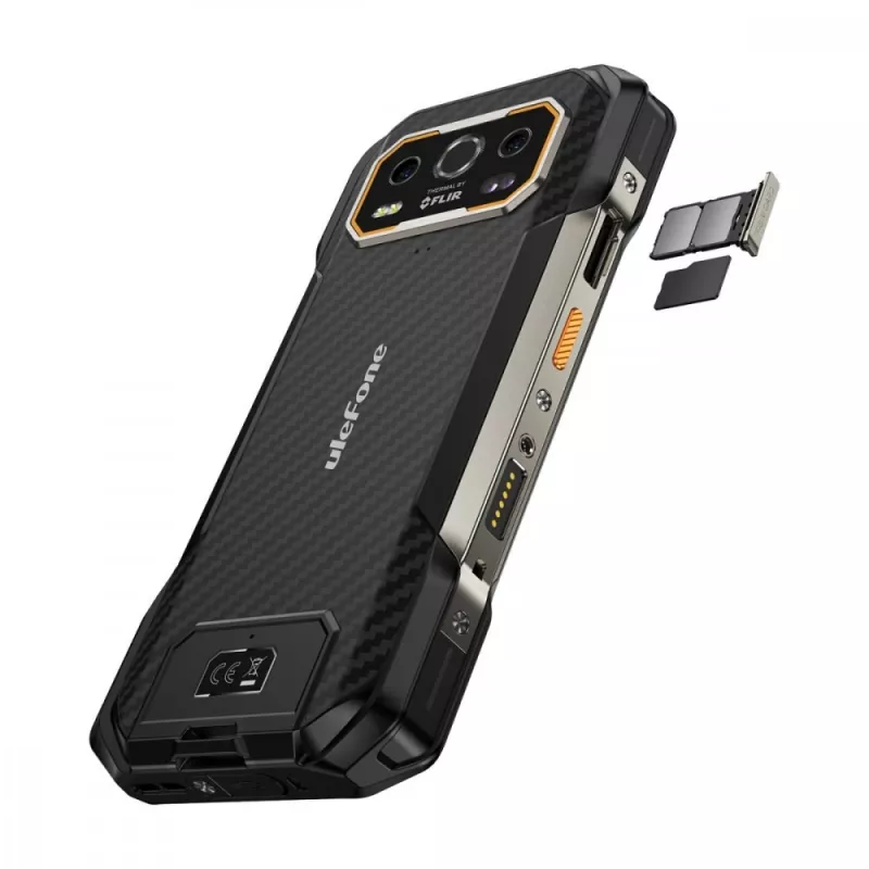 ULEFONE ARMOR 27T 12GB RAM 256GB Pamięci 4G LTE Wzmocniony Smartfon (Czarny)