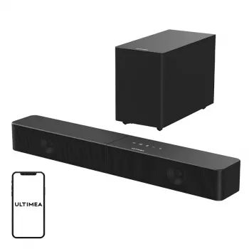 Ultimea Poseidon R3T 5.1.2-kanałowa soundbar z Dolby Atmos, 600W, bezprzewodowym subwooferem i tylnymi głośnikami