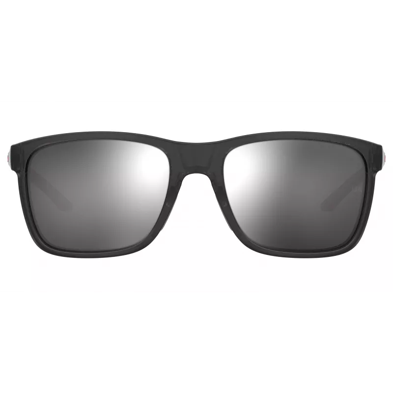 Okulary przeciwsłoneczne dziecięce Under Armour UA7002S268F6T - Matowa czerń, szare soczewki, 56 mm