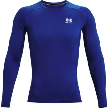 Under Armour HG Armour Comp LS Męska koszulka kompresyjna z długim rękawem Royal Blue