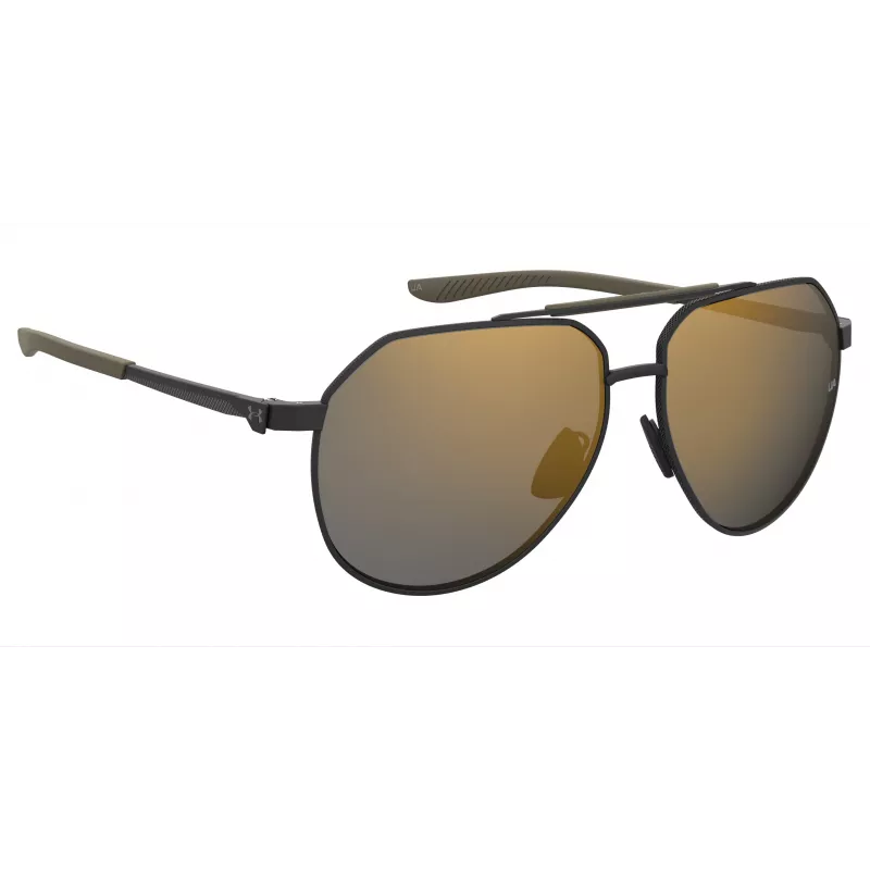 Okulary przeciwsłoneczne Under Armour Honcho 3.0 dla mężczyzn UAHONCHOG3OLG Matte Black/Grey 60/17/140 mm