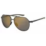 Okulary przeciwsłoneczne Under Armour Honcho 3.0 dla mężczyzn UAHONCHOG3OLG Matte Black/Grey 60/17/140 mm