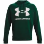 Under Armour Męska bluza z kapturem Rival Fleece Big Logo zielona