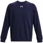 Under Armour męska bluza z kapturem Rival Fleece Crew w kolorze Midnight Navy