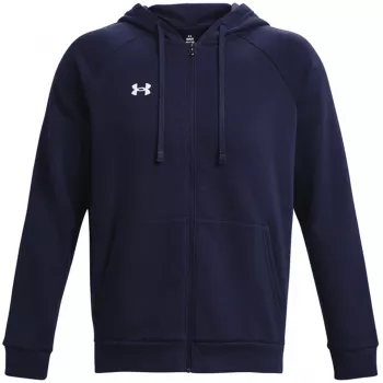 Under Armour Men's Rival Fleece Bluza z Kapturem Zapinana na Zamek Academy