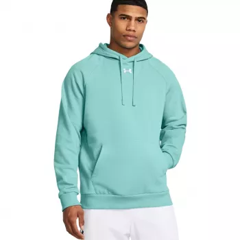 Bluza z kapturem Under Armour Rival Fleece dla mężczyzn, miętowa, 1379757, rozmiar M