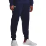 Under Armour Men's Rival Fleece Joggers Midnight Navy/White Size M