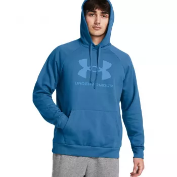 Under Armour męska bluza z kapturem Rival Fleece Logo HD Academy Blue L