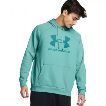 Under Armour Rival Fleece Logo HD Bluza męska Sea 1379758 482 M