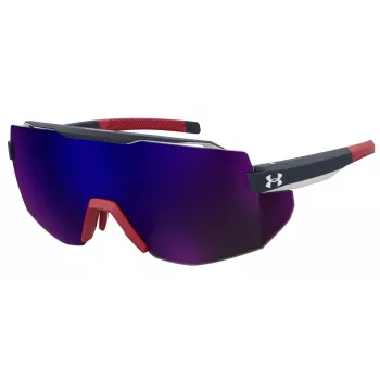 Okulary przeciwsłoneczne Under Armour UA Squad WIR dla mężczyzn – soczewka 99 mm, zausznik 140 mm, oprawka Grilamid TR90