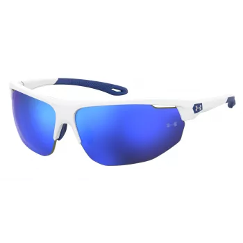 Under Armour UA0002GSWWK Męskie Okulary Przeciwsłoneczne Sportowe - Matowa Czerń, Soczewki Smoke Grey, 71mm