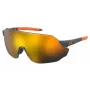 Under Armour UAHALFTIMEF2M Okulary przeciwsłoneczne unisex - czarna oprawka, szare soczewki, szerokość soczewki 65 mm, długość zausznika 120 mm