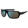 Under Armour UARECON807G4W Męskie okulary sportowe - matowa czarna oprawka, szare soczewki polaryzacyjne, 64/17/125 mm
