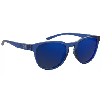 Under Armour Unisex UASKYLAROXZF3 Okulary przeciwsłoneczne - Oprawka Satin Black, soczewki szare polaryzacyjne, 53/17/140 mm