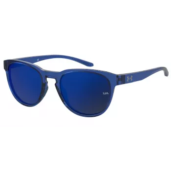 Under Armour Unisex UASKYLAROXZF3 Okulary przeciwsłoneczne - Oprawka Satin Black, soczewki szare polaryzacyjne, 53/17/140 mm