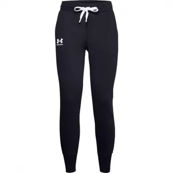 Under Armour Damskie spodnie dresowe Rival Fleece Czarny 1356416 001 XL
