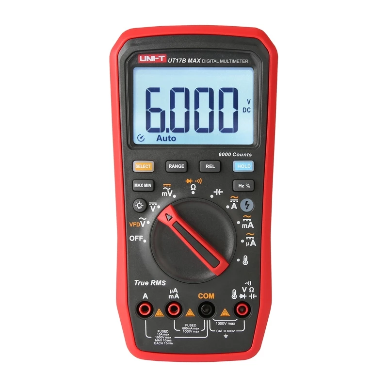Uni-T True RMS UT17B MAX Digital Multimeter