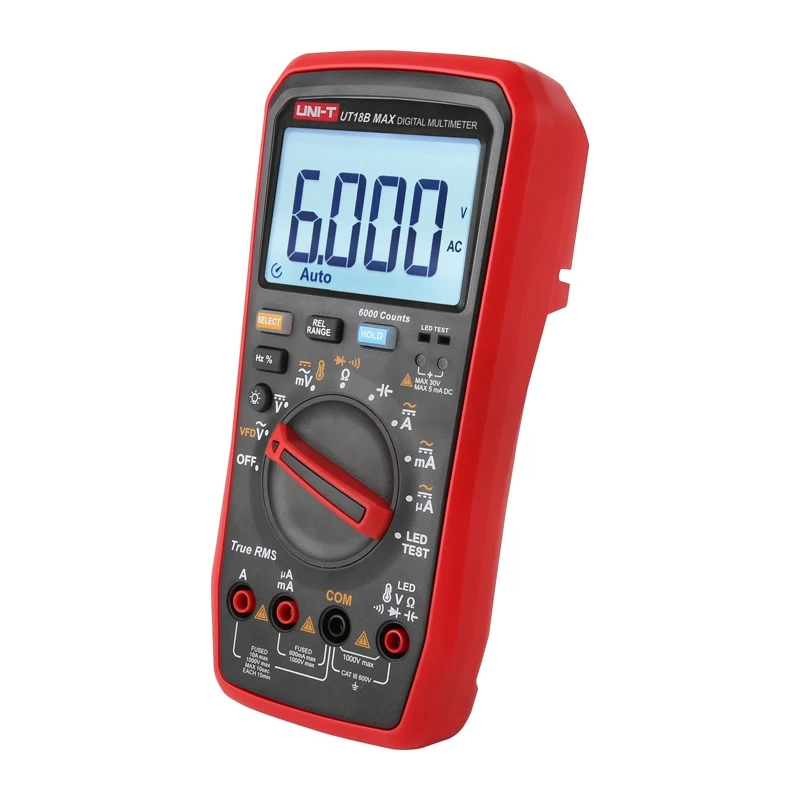 UNI-T True RMS UT18B MAX Digital Multimeter